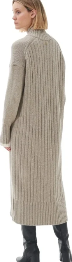 Barbour Winona Midi Knit Dress mekko, harmaanbeige| Tunikat, Mekot Ja Hameet