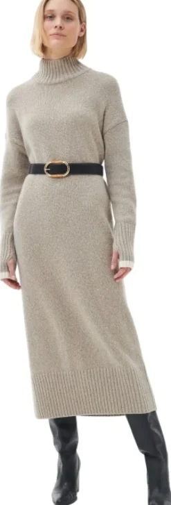 Barbour Winona Midi Knit Dress mekko, harmaanbeige| Tunikat, Mekot Ja Hameet