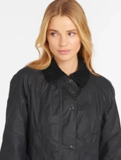 Barbour W's Beadnell Wax Jacket Navy| Ulkoilutakit
