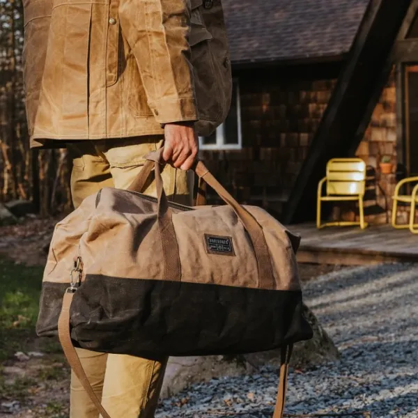 Barebones Varustekassit^Neelum Duffel laukku, ruskea