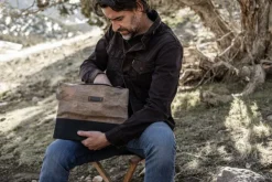 Barebones Kuiva- Ja Pakkauspussit^Neelum Zipper Pouch Khaki säilytyspussi, Large