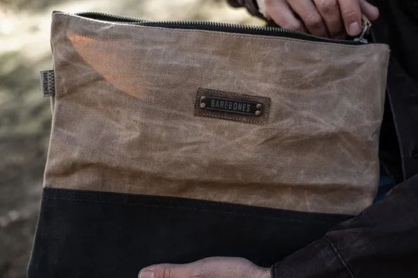 Barebones Kuiva- Ja Pakkauspussit^Neelum Zipper Pouch Khaki säilytyspussi, Large