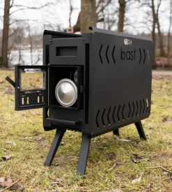 Bast Sauna Näver Delux Bastutält & Kamin 4-6 p| Teltat/Telttatarvikkeet