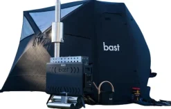 Bast Sauna Teltat/Telttatarvikkeet^Näver Premium Bastutält & Kamin 4-6 p