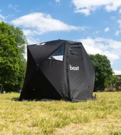 Bast Sauna Teltat/Telttatarvikkeet^Näver Premium Bastutält & Kamin 4-6 p