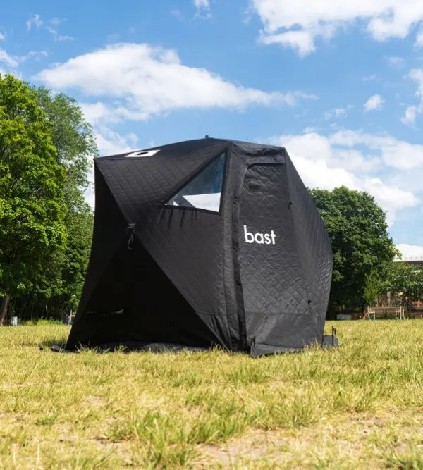 Bast Sauna Teltat/Telttatarvikkeet^Näver Premium Bastutält & Kamin 4-6 p