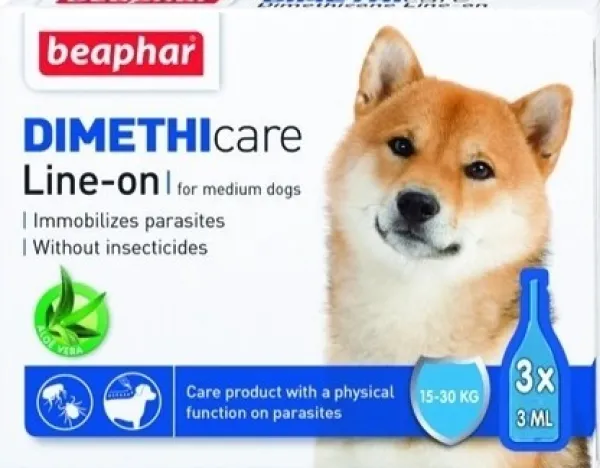 Beaphar Punkit Ja Ulkoloiset^Flea & Tick Line On Medium Dog hoitotuote