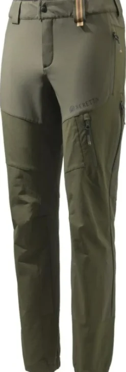 Beretta Retkeilyhousut^4 Way Stretch EVO metsästys- ja ulkoiluhousut, vihreä