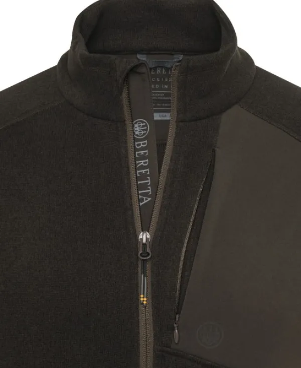 Beretta Metsästysliivit/Fleeceliivit^Abisko Full Zip Fleece fleecetakki, Brown Bark