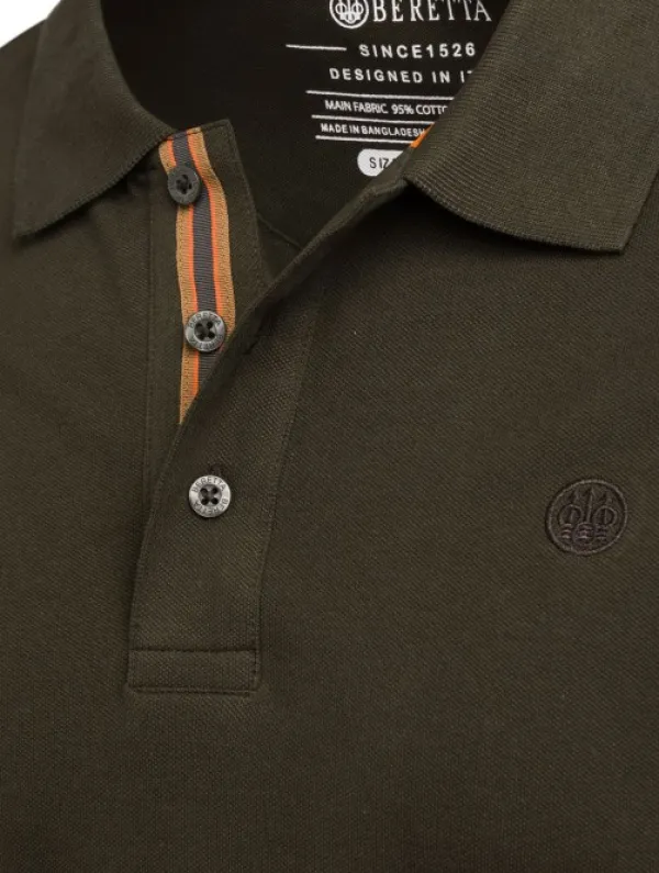 Beretta Metsästysliivit/Fleeceliivit^Corporate EVO Polo paita, Green Moss