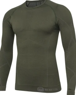Beretta Outlet - Kerrastot Ja Alusasut^HT Body Mapping 3D L/S kerrastopaita, vihreä