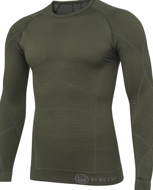 Beretta Outlet - Kerrastot Ja Alusasut^HT Body Mapping 3D L/S kerrastopaita, vihreä