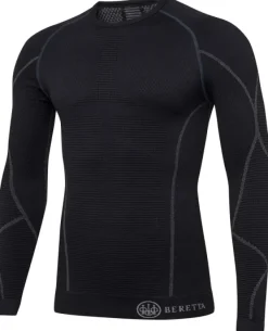 Beretta HT Body Mapping 3D L/S kerrastopaita, musta| Outlet - Kerrastot Ja Alusasut