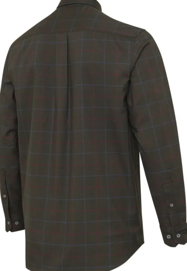 Beretta Jargo Stretch Shirt paita, Bark & Burgundy Check| Metsästyspaidat