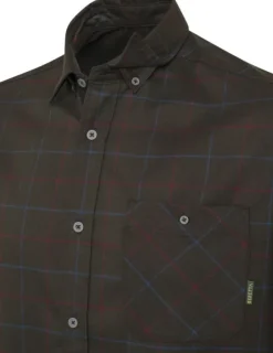 Beretta Jargo Stretch Shirt paita, Bark & Burgundy Check| Metsästyspaidat