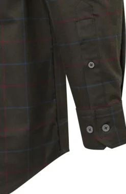 Beretta Jargo Stretch Shirt paita, Bark & Burgundy Check| Metsästyspaidat