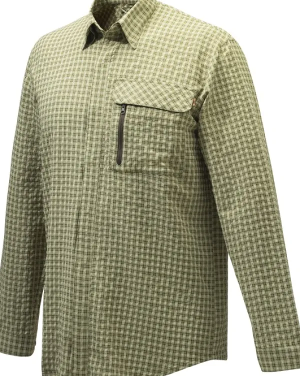 Beretta Ligthweight Shirt paita, Light Green Check| Metsästyspaidat