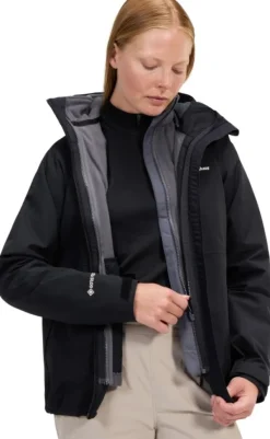 Berghaus Kuori- Ja Sadetakit^Bramblfell GTX Gemini 3In1 naisten kuoritakki, musta