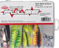 Berkley Vieheet Ja Uistimet^Pulse Shad Box 8 cm heittojigit 16 kpl, sis. jigipäät