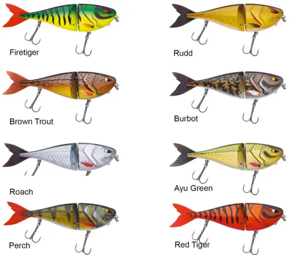 Berkley Zilla Jointed Glider -viehe, 135 mm| Vieheet Ja Uistimet