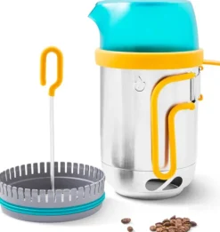 Biolite CampStove KettlePot & Coffee Kit retkikattila kahvipuristimella| Kahvinkeitto
