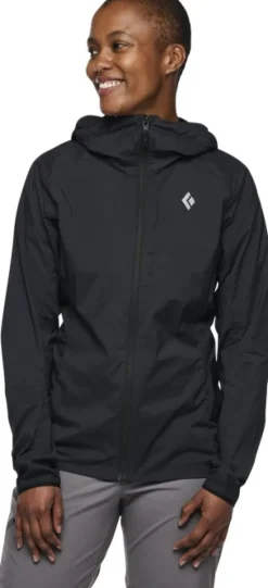 Black Diamond Softshelltakit Ja Tuulenpitävät Takit^Alpine Start Hoody naisten takki, Black