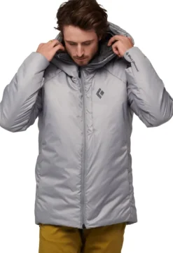 Black Diamond Talvitakit^Belay Parka talvitakki, vaaleanharmaa