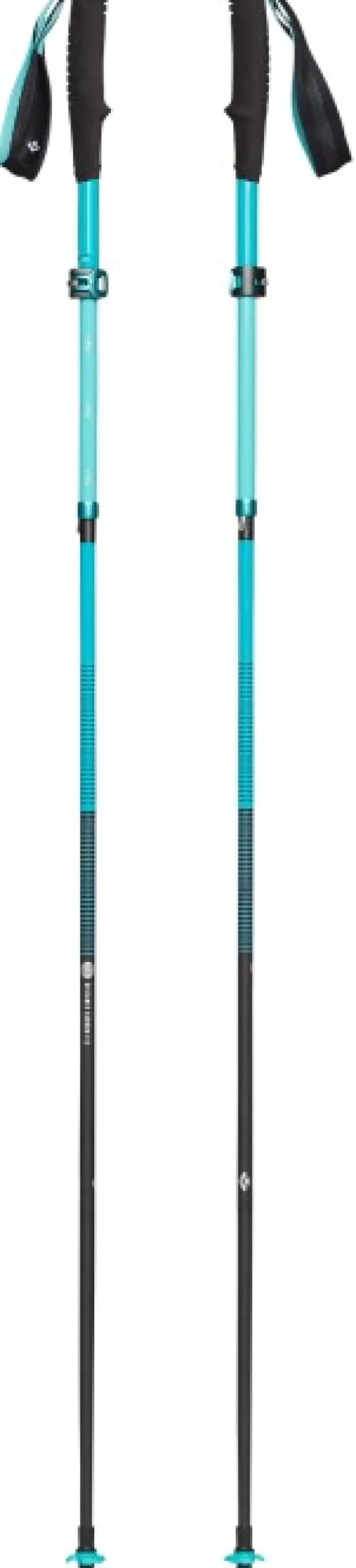 Black Diamond Hiihto- Ja Vaellussauvat^Distance Carbon FLZ Poles naisten vaellussauvat, turkoosi/musta