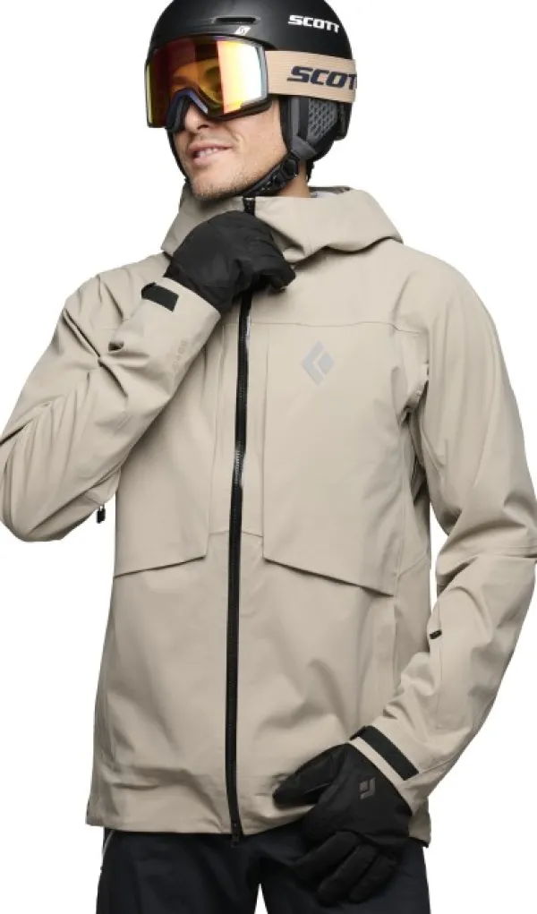 Black Diamond Factor Shell kuoritakki, Black| Kuori- Ja Sadetakit