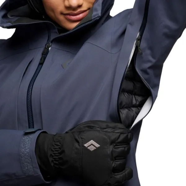 Black Diamond Factor Shell naisten takki, Charcoal| Kuori- Ja Sadetakit