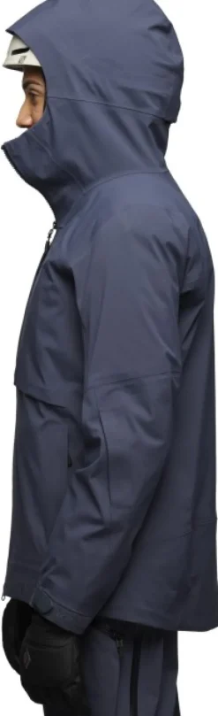 Black Diamond Factor Shell naisten takki, Charcoal| Kuori- Ja Sadetakit