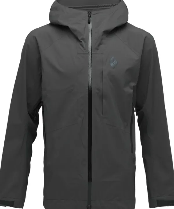 Black Diamond Highline Stretch Shell takki, Anthracite| Sadevaatteet