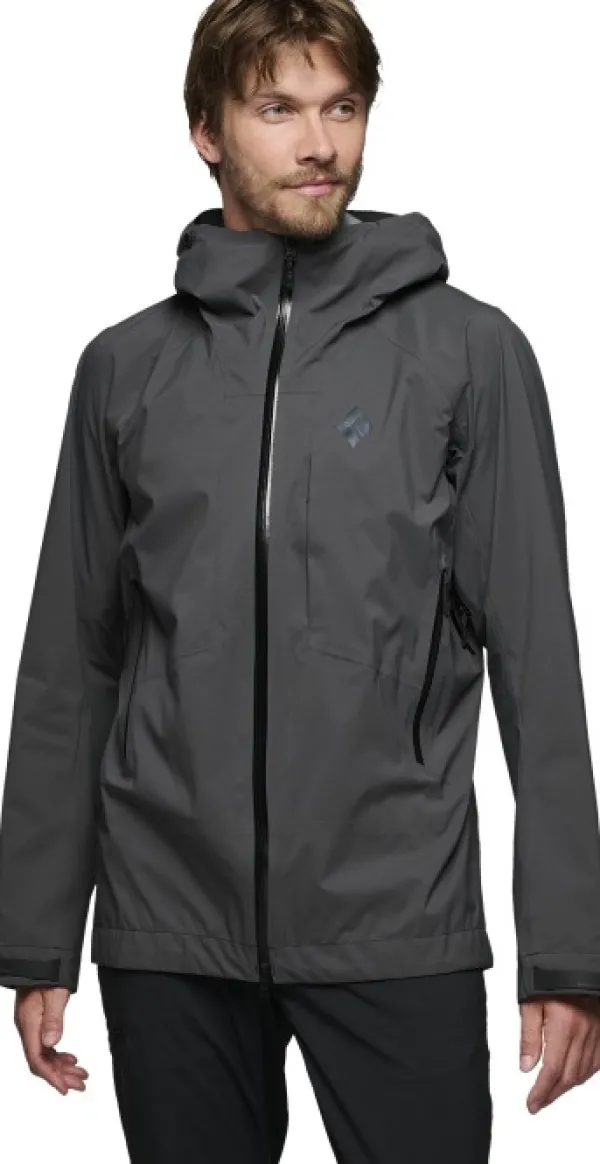 Black Diamond Highline Stretch Shell takki, Anthracite| Sadevaatteet