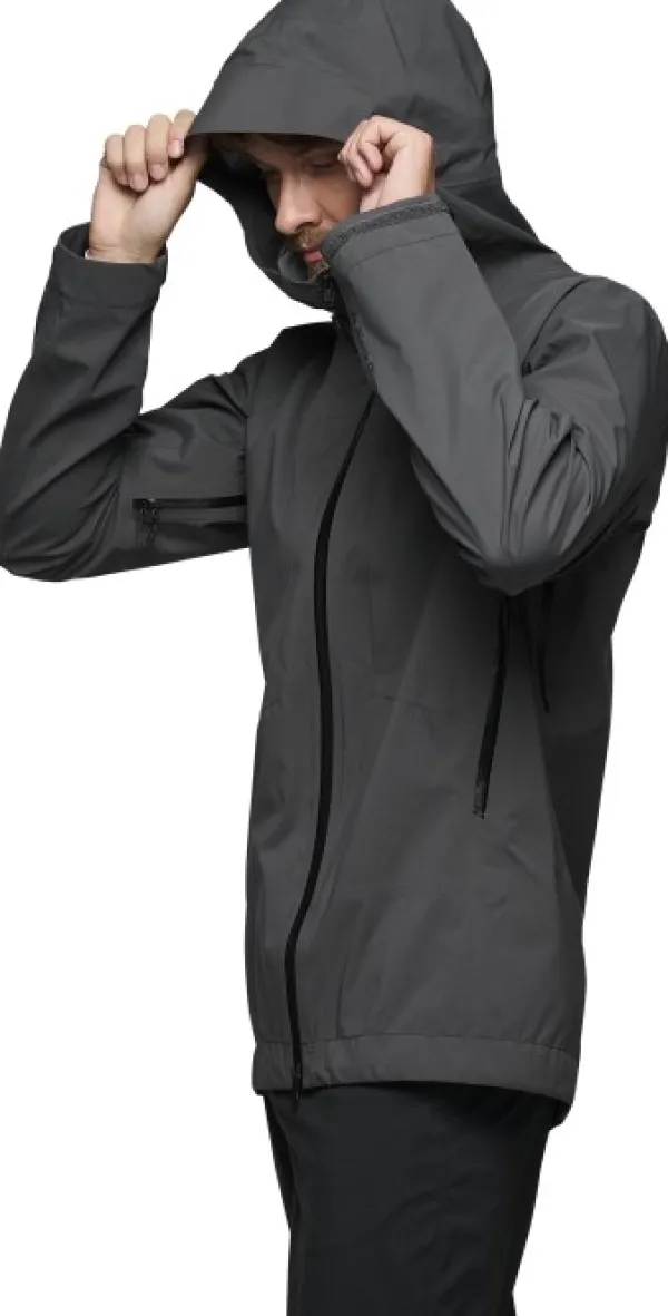 Black Diamond Highline Stretch Shell takki, Anthracite| Sadevaatteet