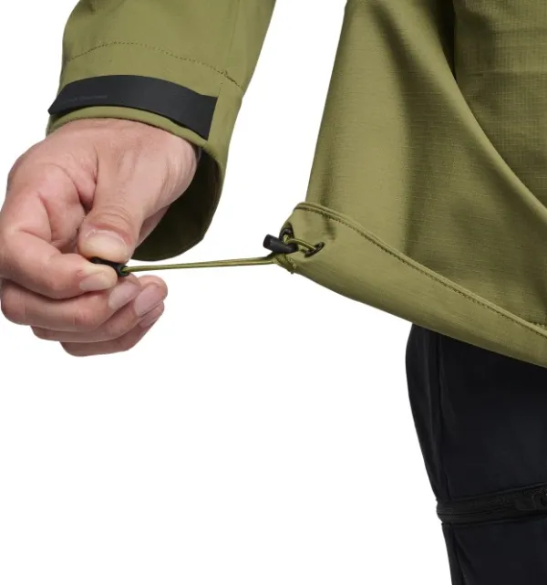 Black Diamond Highline Stretch Shell takki, Anthracite| Sadevaatteet