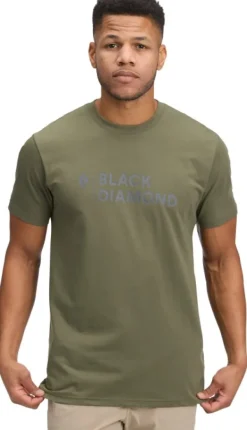 Black Diamond T-paidat Ja Pikeepaidat^M Mini Stacked SS Tee Tundra