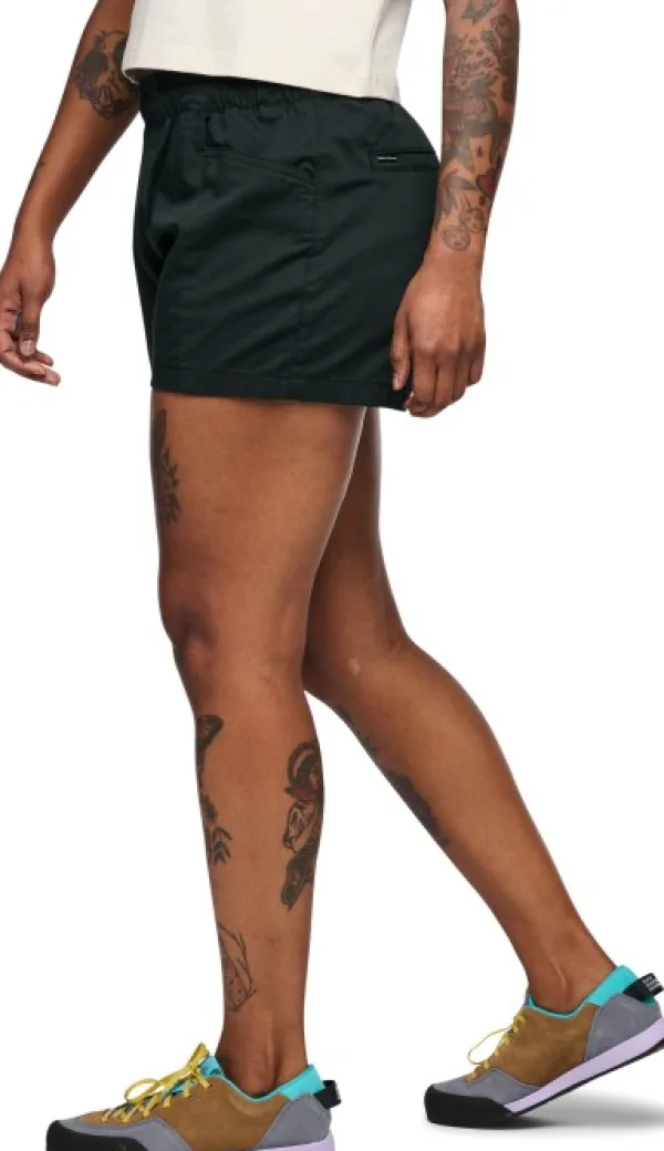 Black Diamond Shortsit^Notion naisten shortsit, musta
