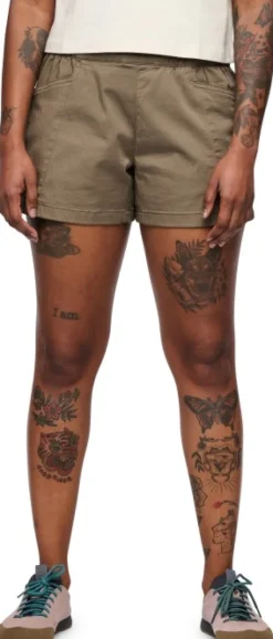 Black Diamond Shortsit^Notion naisten shortsit, ruskea