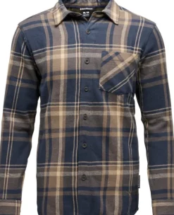 Black Diamond Flanelli- Ja Kauluspaidat^Project Flannel paita, Charcoal/Walnut Plaid