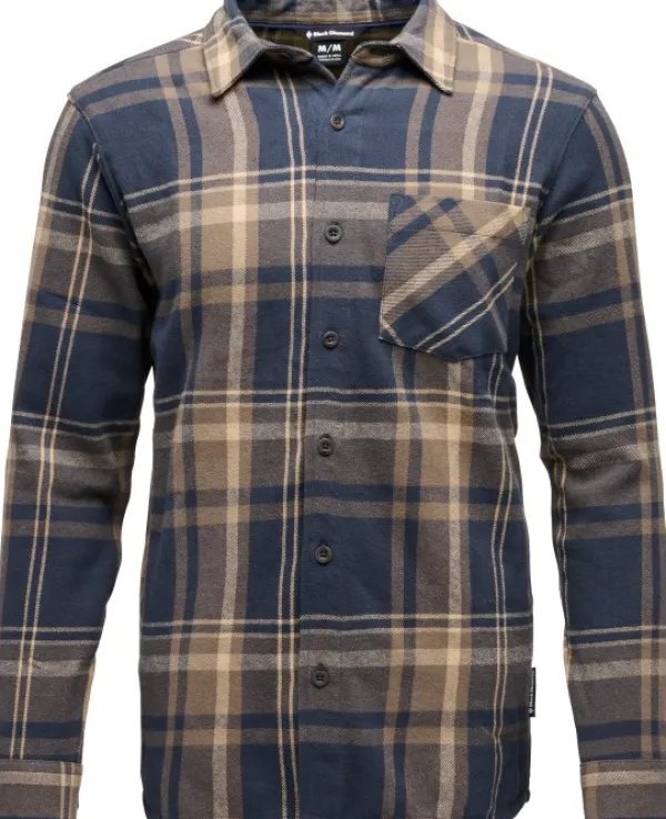 Black Diamond Flanelli- Ja Kauluspaidat^Project Flannel paita, Charcoal/Walnut Plaid