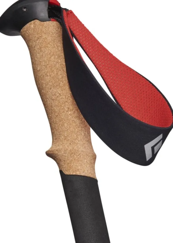 Black Diamond Hiihto- Ja Vaellussauvat^Pursuit FLZ Trekking Poles vaellussauvat, musta/punainen