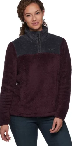 Black Diamond Roadie Qtr Zip Fleece naisten fleece, tumma viininpunainen/harmaa| Hupparit, Fleecet Ja Välipaidat