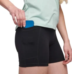 Black Diamond Sessions Shorts 5 In naisten ulkoilushortsit, musta| Retkeilyhousut