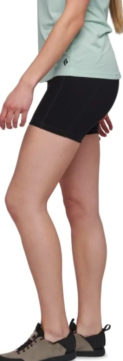 Black Diamond Sessions Shorts 5 In naisten ulkoilushortsit, musta| Retkeilyhousut