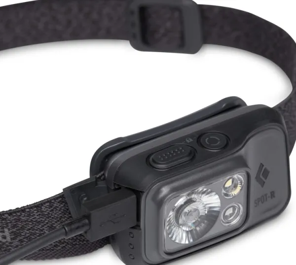Black Diamond Spot 400-R Headlamp vedenpitävä otsalamppu, musta| Otsalamput