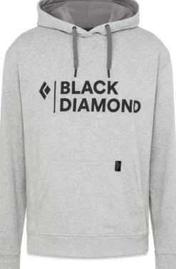 Black Diamond Hupparit, Fleecet Ja Välipaidat^Stacked Logo Hoody huppari, vaaleanharmaa
