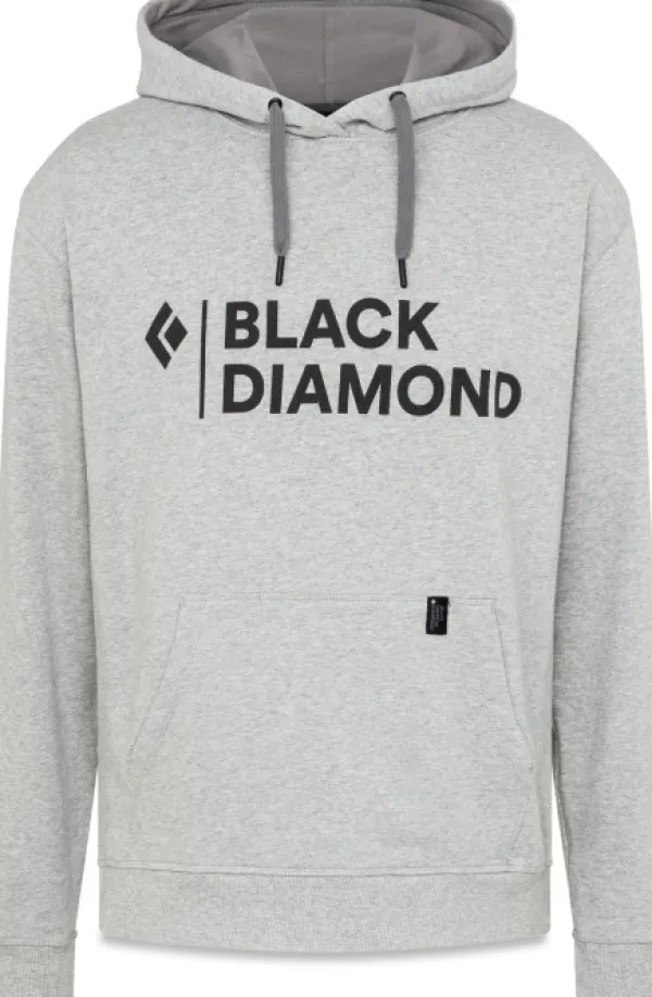 Black Diamond Hupparit, Fleecet Ja Välipaidat^Stacked Logo Hoody huppari, vaaleanharmaa