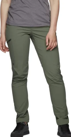 Black Diamond Retkeilyhousut^Technician Alpine Pants naisten kiipeilyhousut, harmaavaaleanpunainen