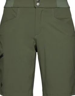 Black Diamond Valley naisten shortsit, maastonvihreä| Shortsit