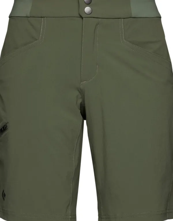 Black Diamond Valley naisten shortsit, maastonvihreä| Shortsit